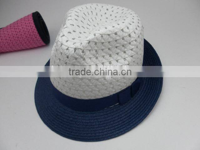 2015 New Hot Fashion hotsell custom hot sale fashion straw fedora hat