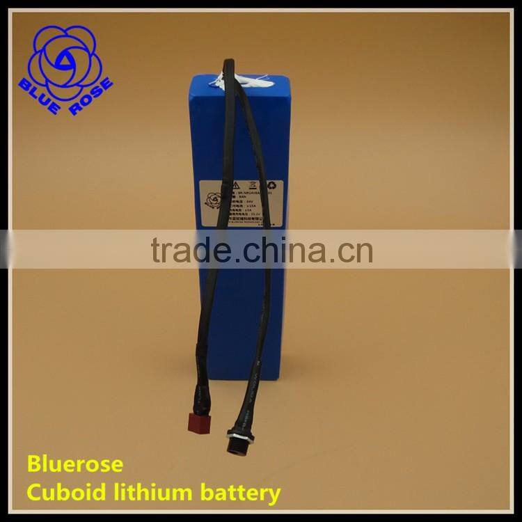 E-bike lithium battery 60V 8Ah Cuboid lithium battery pack e-bicycle beam built-in lithium battery