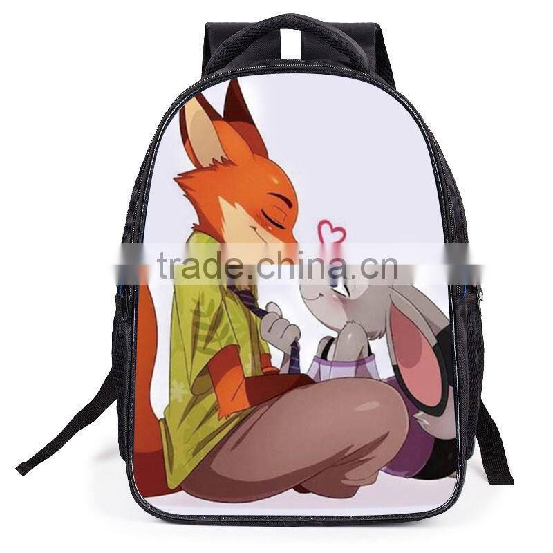 Enrich new model cartoon design child school bag