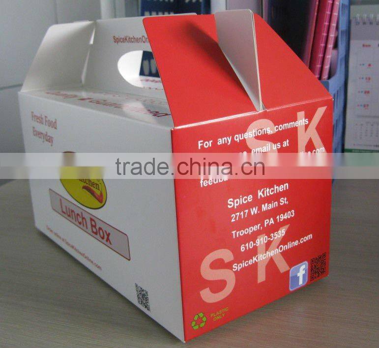 take out take away box paper lunch food box