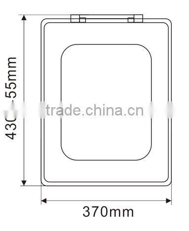 Restaurant ceramic building material sanitary ware one piece toilet square
