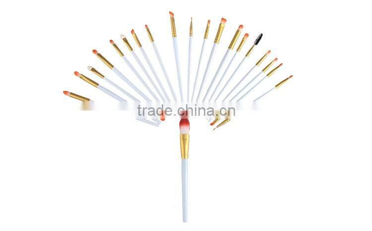 Black 20pcs Eyeshadow Makeup Brush Set