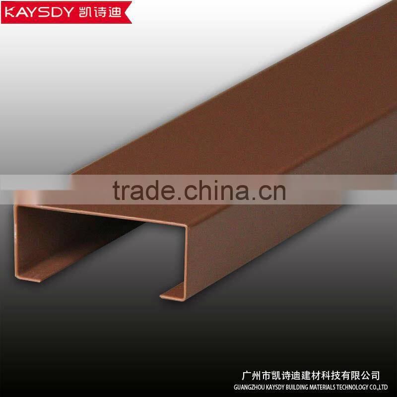 interior decoration U-Shape Aluminum Suspended Ceiling