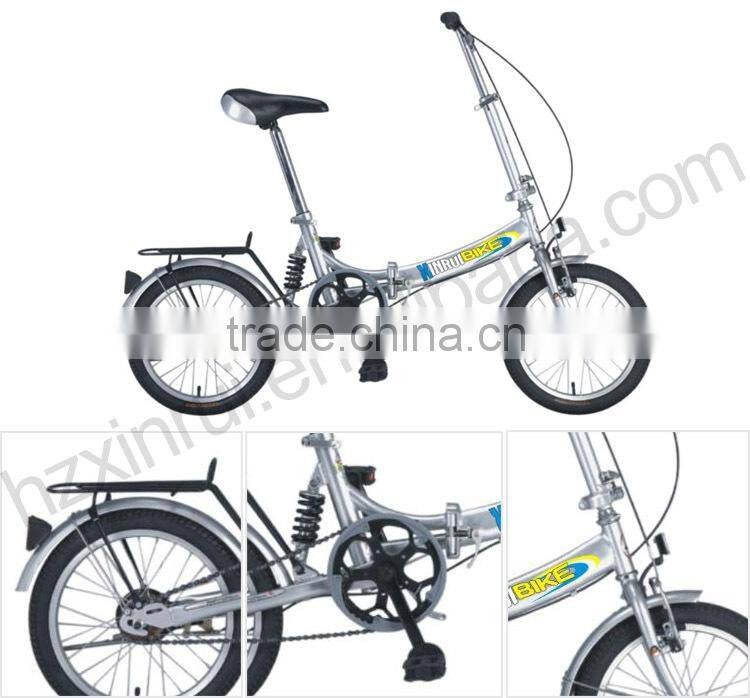 Customer's design 16 inch folding bike aluminium folding bicycle