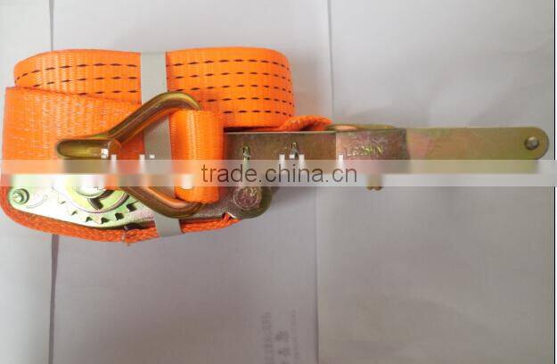 50mm 5t plastic ratchet tie down strap/cargo lashing
