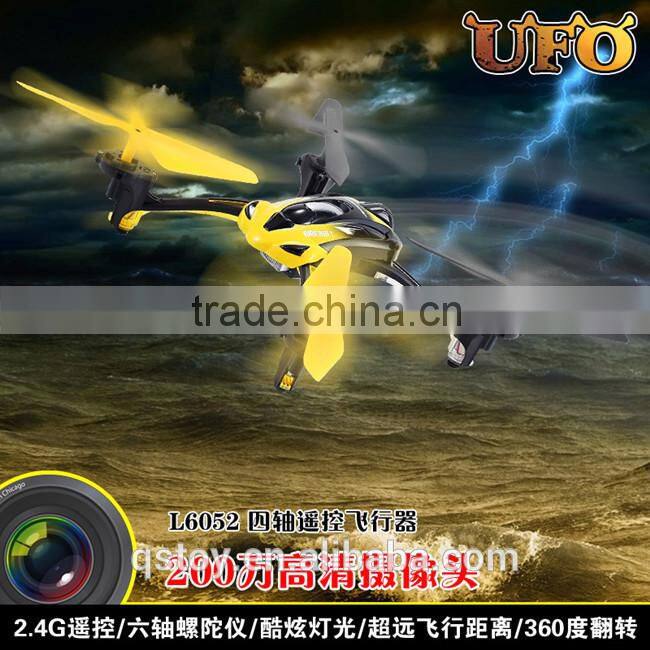 new arriving!L6052 big package 4ch 6axis rc ufo helicopter with light drone professional with camera