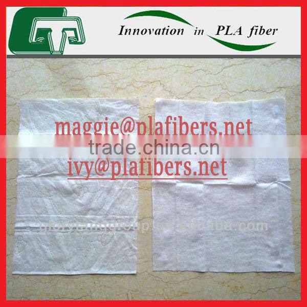 OEM wet paper towel produced by pla bico low melt fiber, pla wet paper towel