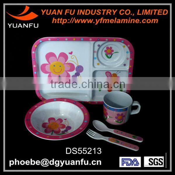 Cute design kids melamine plastic fork