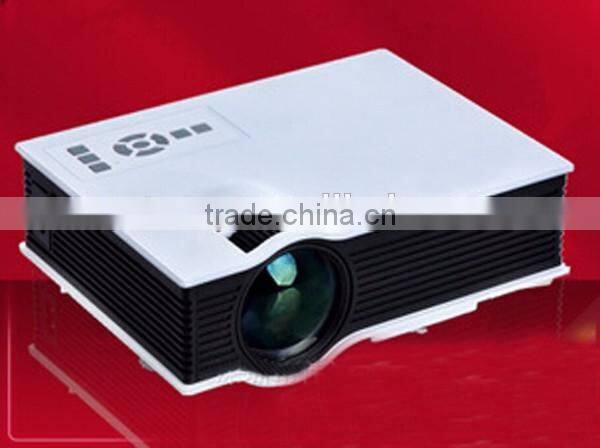 Portable Full HD 800 lumens UC40 LED Mini UNIC Projector Home Cinema Business HDMI AV SD 1080P + US/EU Plug Power Cable