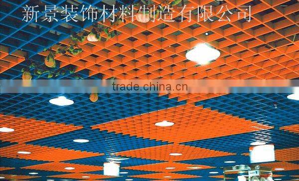 Metal open cell ceiling panel /aluminum grid ceiling(ISO9001,CE)