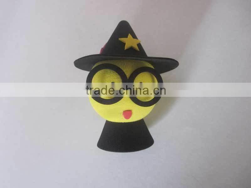 custom wizard shape antennas ball foam ball