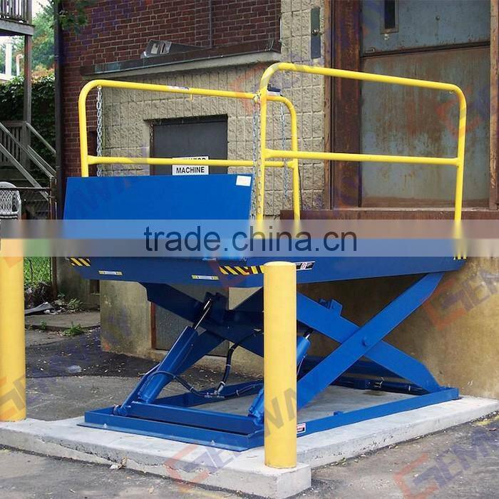 SLT1-1.5 hydraulic electric pallet lift table for goods transport