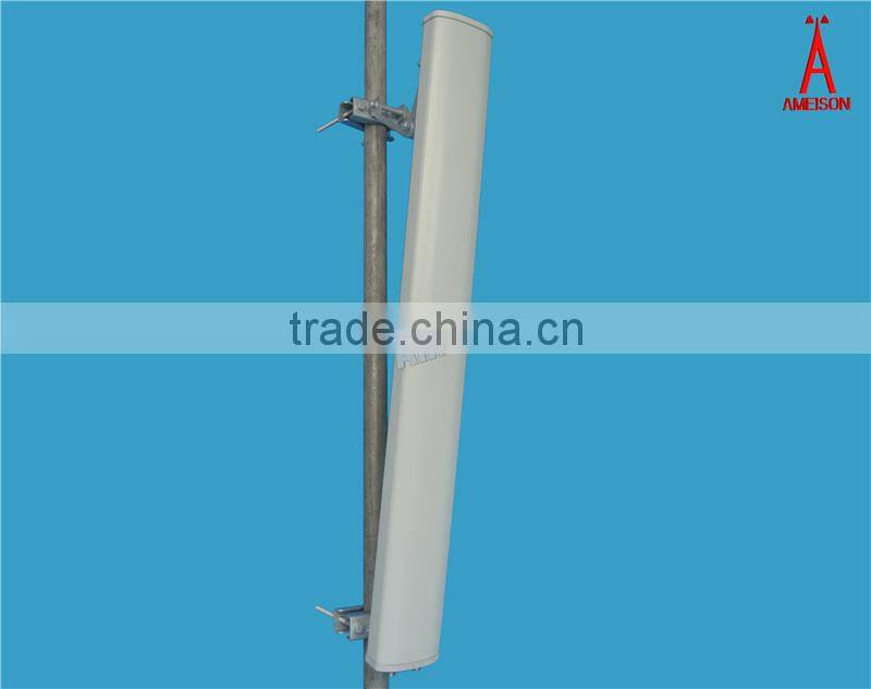 Ameison 5.8 GHz 20 dBi 90 Degree Dual Polarized Sector Panel WLAN Antenna Integral 2-N Type Female Connector