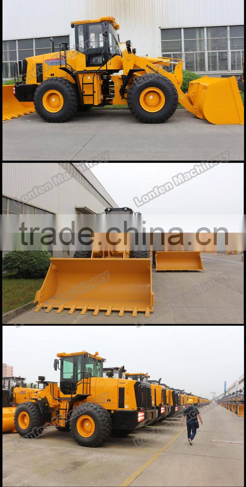 LG862 china Lonking 6 ton wheel loader price with CE