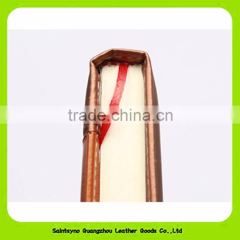 16032 Branded High End Cowhide stationery gift set leather for Christmas