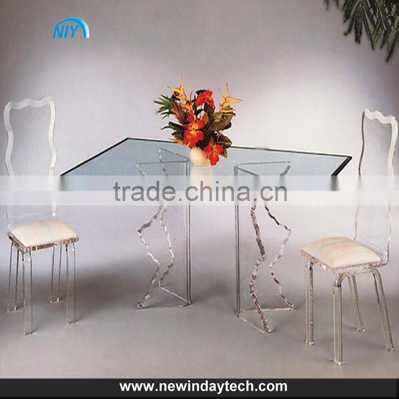 OEM Customized acrylic dining chair wholesale transparent acrylic chair high quingity acrylic furniture table chair