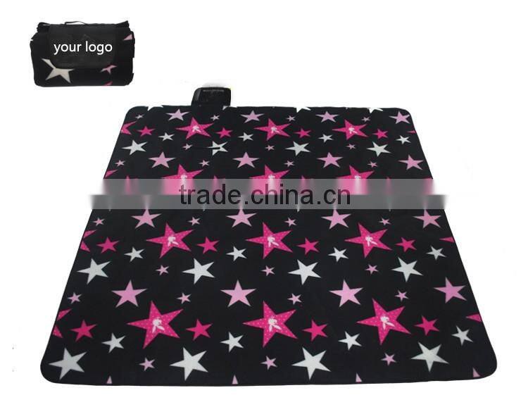 Promotional 160gsm Single Fleece +PEVA Mat for Camping