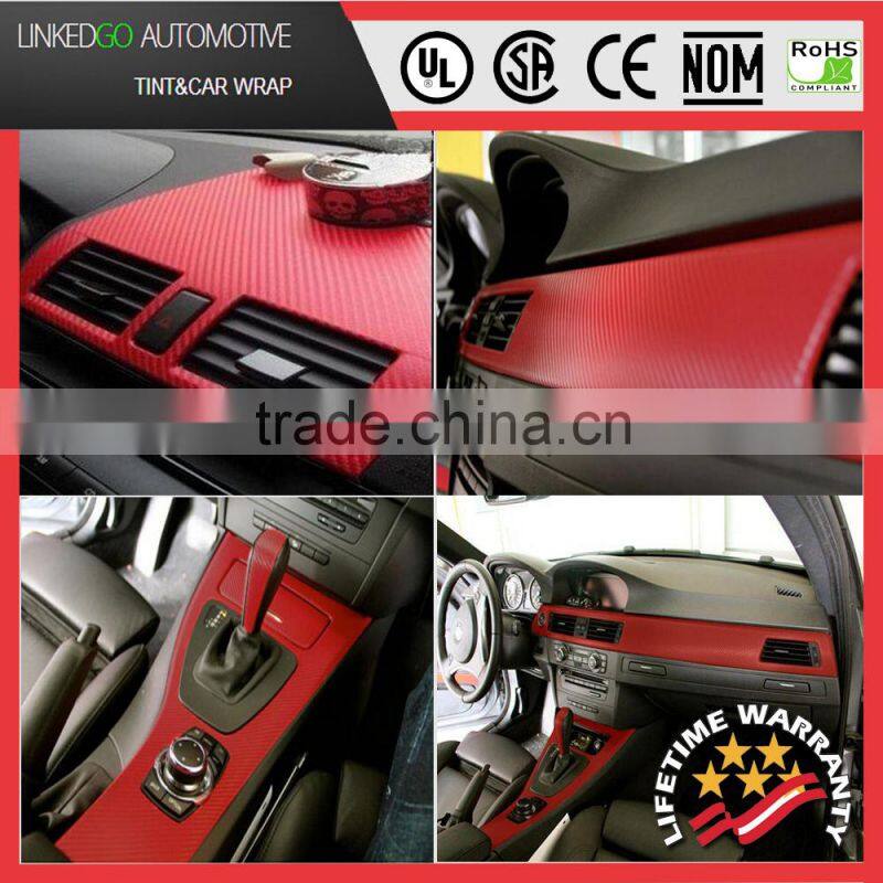 Best price car wrapping chameleon 3d carbon fiber air bubble free
