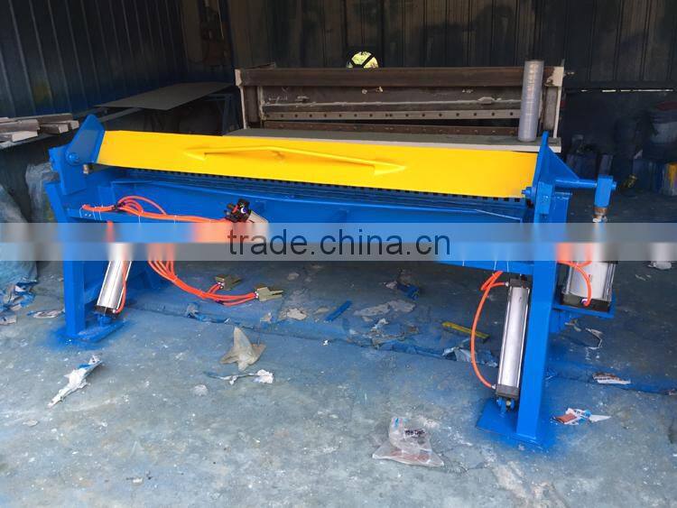 ventilation pipe steet sheet hand folding machine