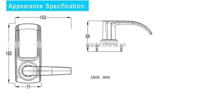electric Bluetooth lock wireless easy to install door lock