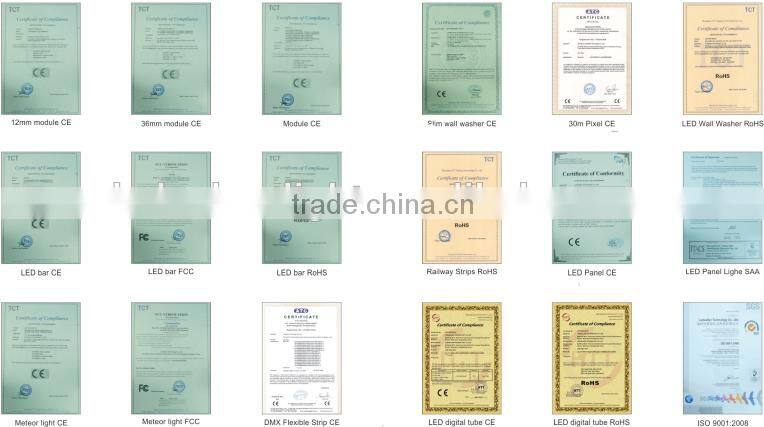 2016 NEW product 9w IP68 DMX 512 controller led buried light