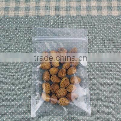 Nuts clear zip lock stand pouches