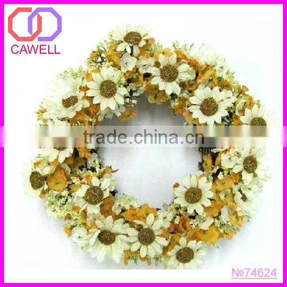 wholesale supplier decorative flower christmas wreath