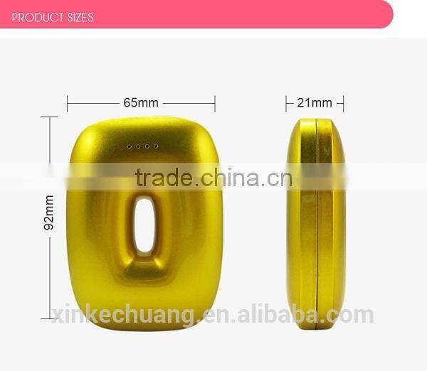 Guoguo 2016 new design colorful Portable Donuts power bank 3600 mAh for iphone7