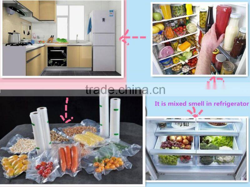 heat sealing Embossing Vacuum Sealer PE PA Plastic bag food saver 11"x50' vacuum sealer bag rolls