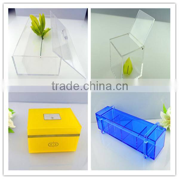 Silk screen printing transparent acrylic name plate holder for sale