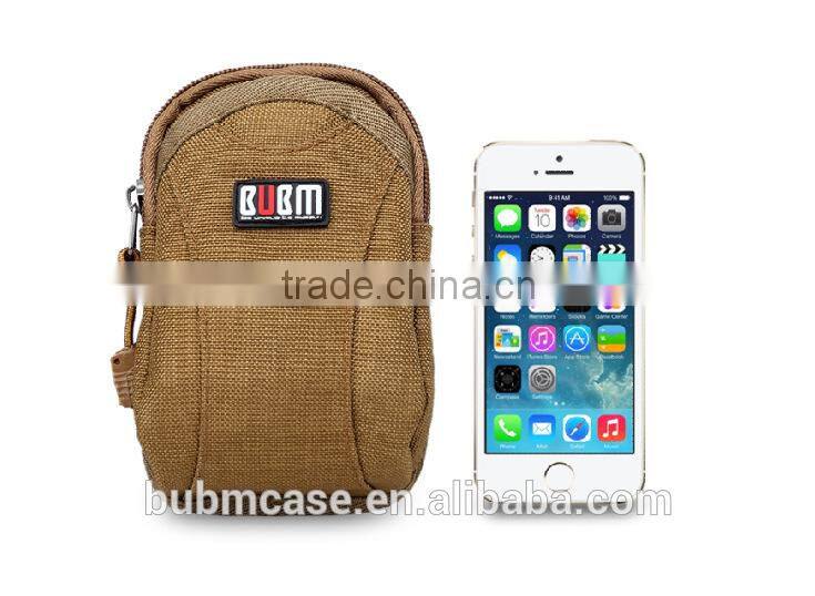 Khaki Outdoor Running Sport Armband Wrist Bag for 4.3 inch Gym Mobile Phone Arm Holder