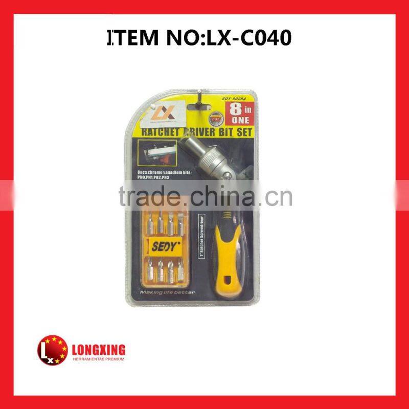 Factory Supply best selling promotion 8 in 1 multi-function screwdrivers set