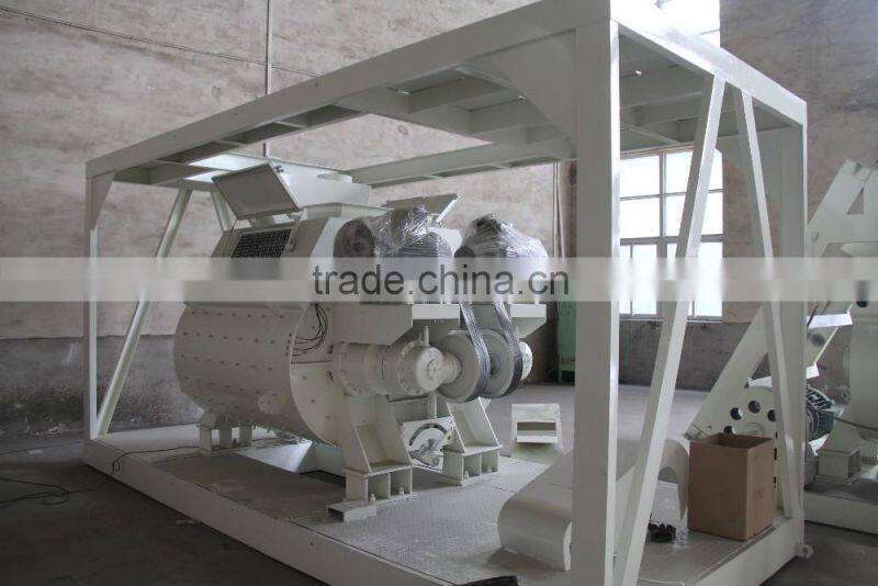 Construction Equipment twin shaft self loadingJS1000 concrete mixer