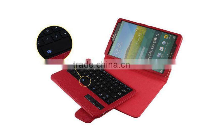 Detachable Bluetooth keyboard 8.4 inch tablet keyboard case For Samsung tab pro 8.4"