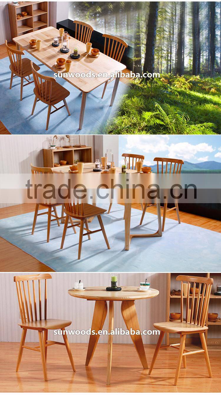A Manchurian Ash chair China top quality dining chair without armrest / modern wooden chair