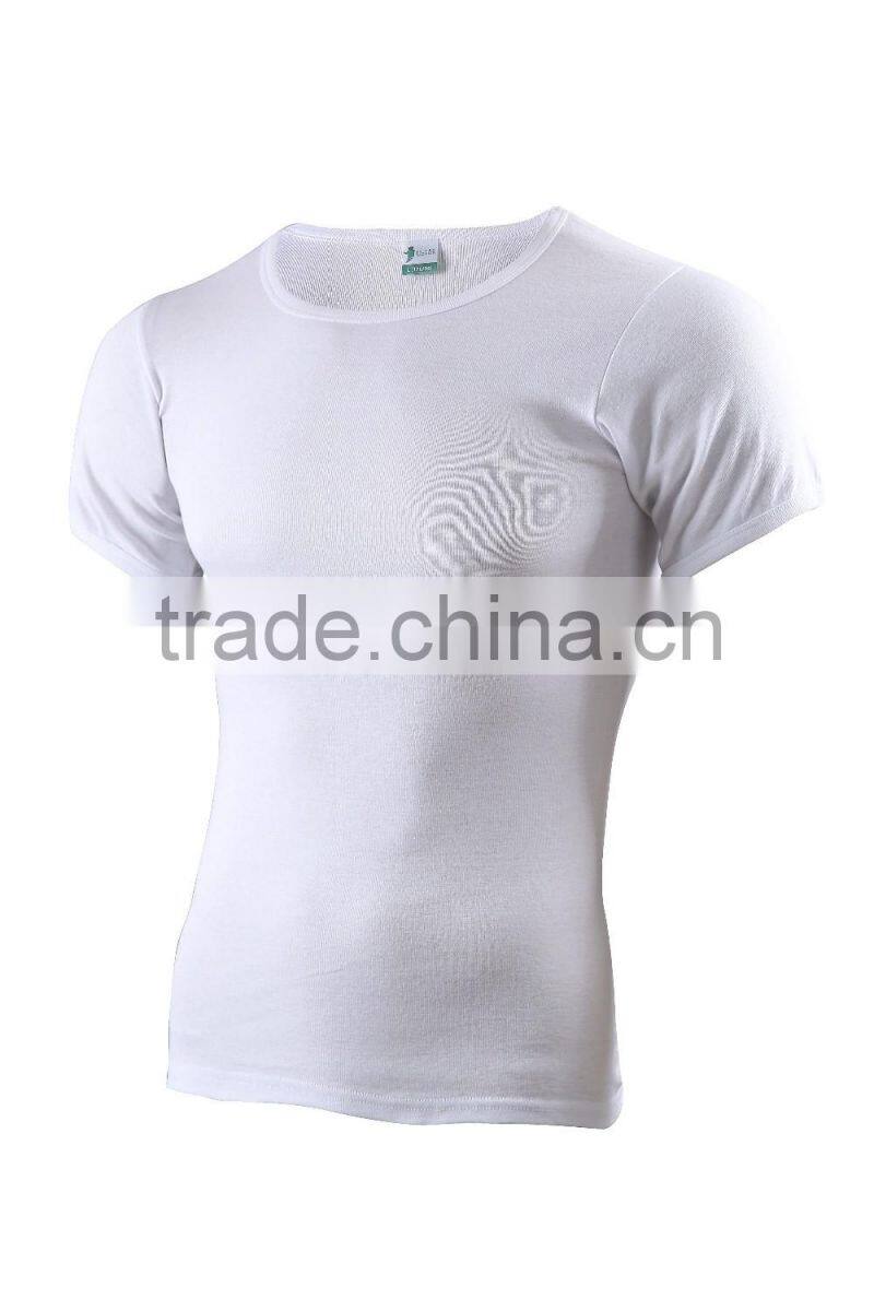 O-Neck 100% Cotton Short Sleeve T shirts Men's Black T Shirt