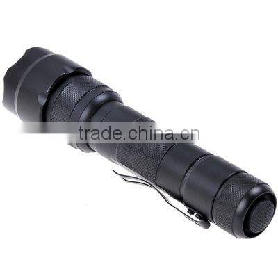 waterproof 1000 lumen led aluminum rechargeable led flashlight with clamp