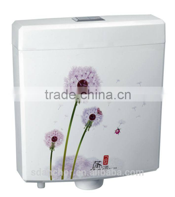 Dual plastic toilet cistern AC-801