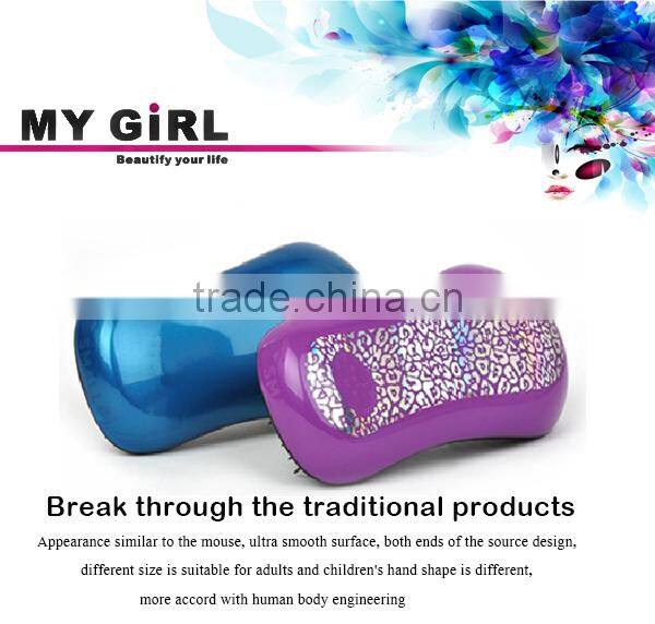 MY GIRL Alibaba plastic Handheld detangle hairbrush teezer detangling hair brush & detangling brush