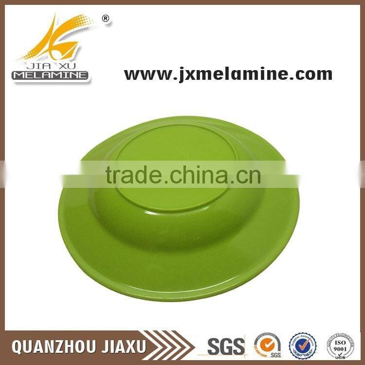 Export quality products deep green dinner plate import china goods