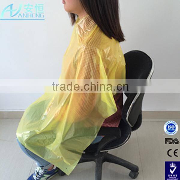 Disposable pe material hair cutting towels