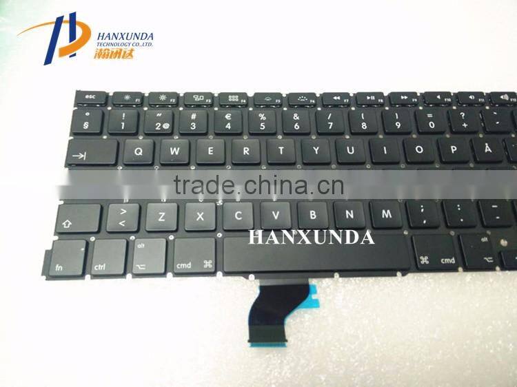 Wholesale 100% NEW Original for rMBP Pro retina 13 inch A1502 Sweden keyboard