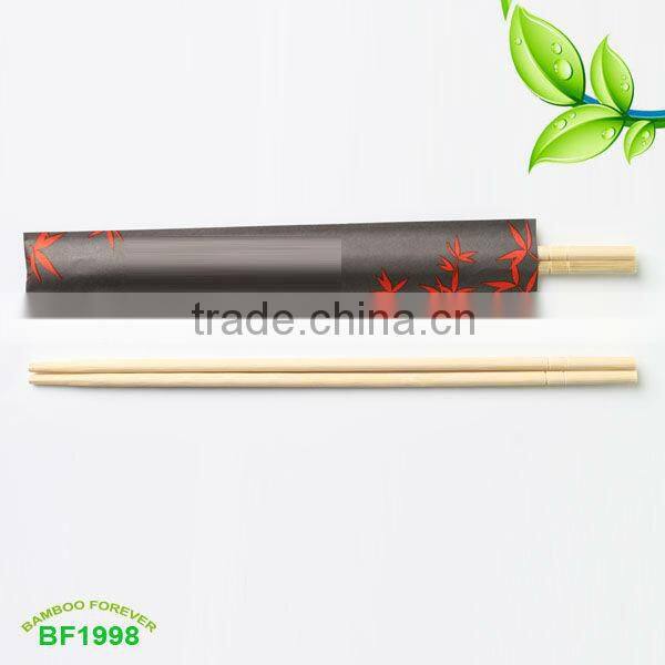 Nature 21cm Paper wrapped Sleeve Disposable Bamboo Chopsticks