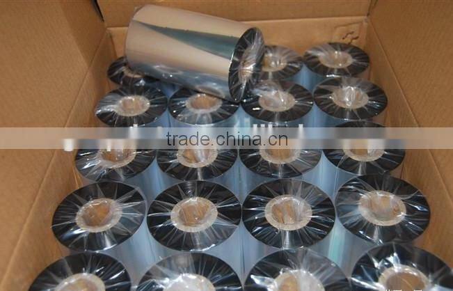 adhesive barcode label barcode label Ribbon compatible thermal transfer ribbon Premium wax,wax/resin,resin TSC ribbon