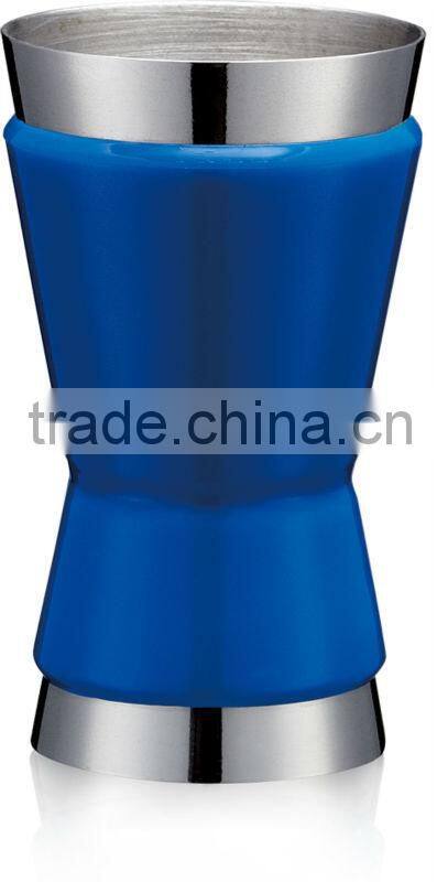 Brushed Double-sided Bartending Cocktail Jigger - Fine Stainless Steel Barware for Your Enjoyment