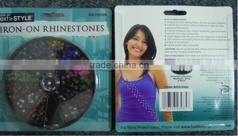 jewels and rhinestones decoration phone back sticker
