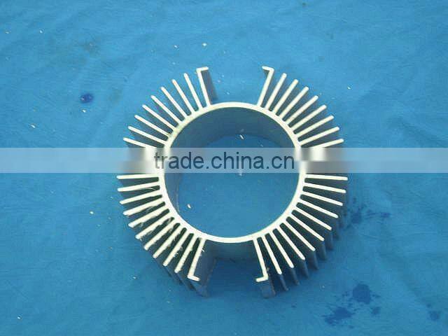 Extruded aluminium profile heat sinks