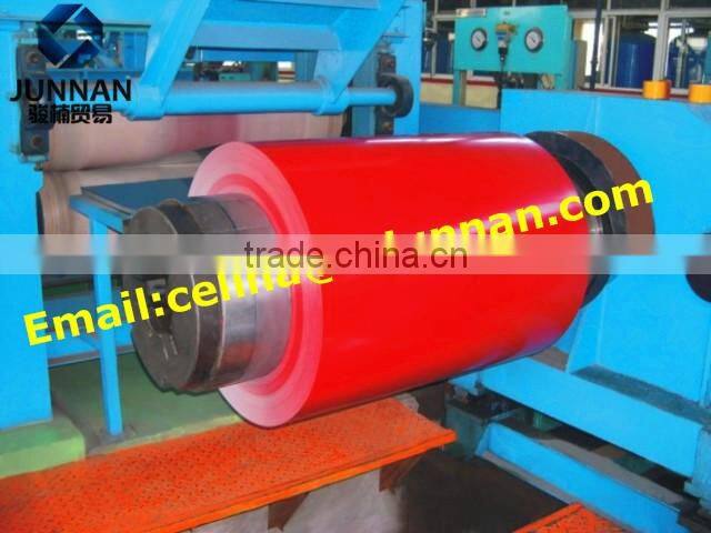 Color Coated Steel Coils PPGI for Roofing Building any color as requirement