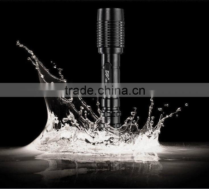 waterproof alluminum alloy led flat torch 2000lm