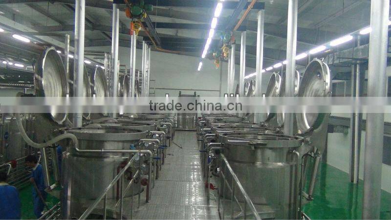 tea leaves extracting or tea powder dissolving tea beverage production line